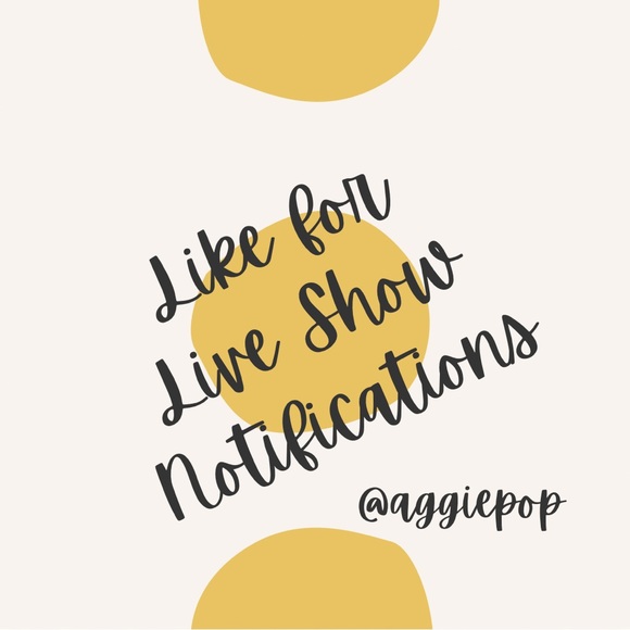 Other - Updated - 🪴🌾’Like’ for Live Show Notifications